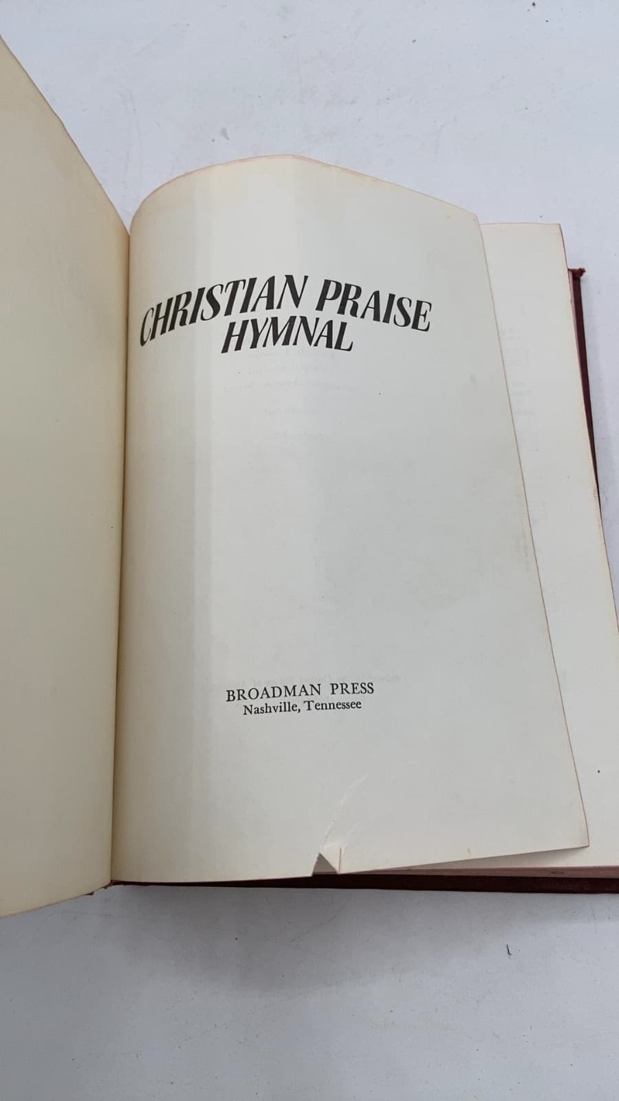 Christian Praise Hymnal - title page