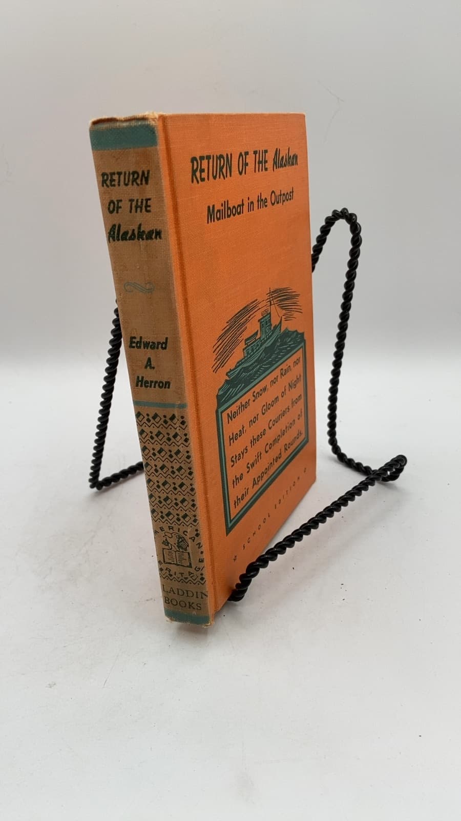 The Return of the Alaskan (Mailboat in the Outpost) by Edward A. Herron - front cover