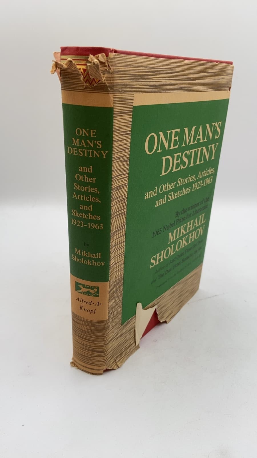 One Man's Destiny and Other Stories, Articles, and Sketches 1923-1963 by Mikhail Sholokhov - front cover