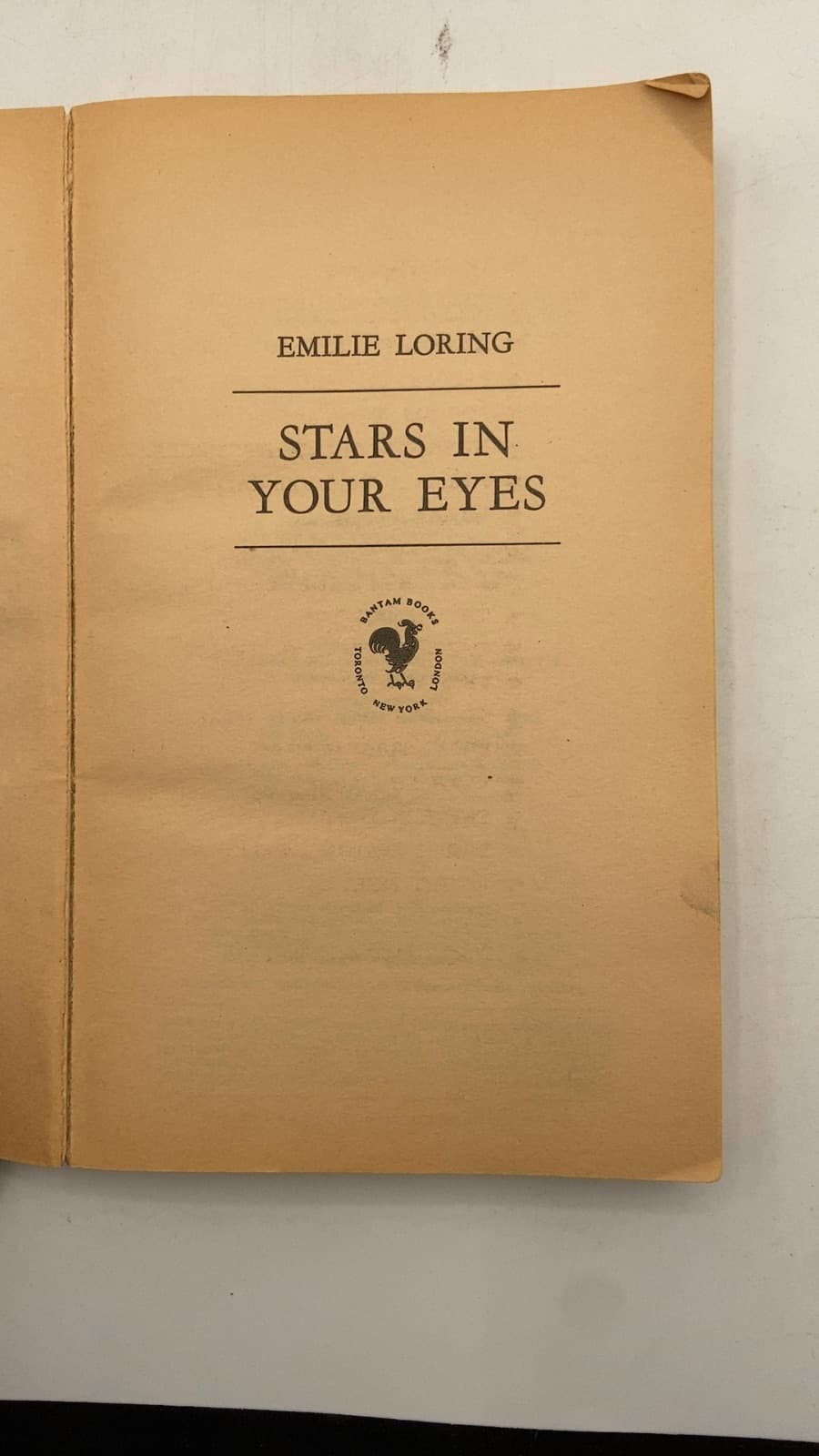 Stars in Your Eyes by Emilie Loring - title page