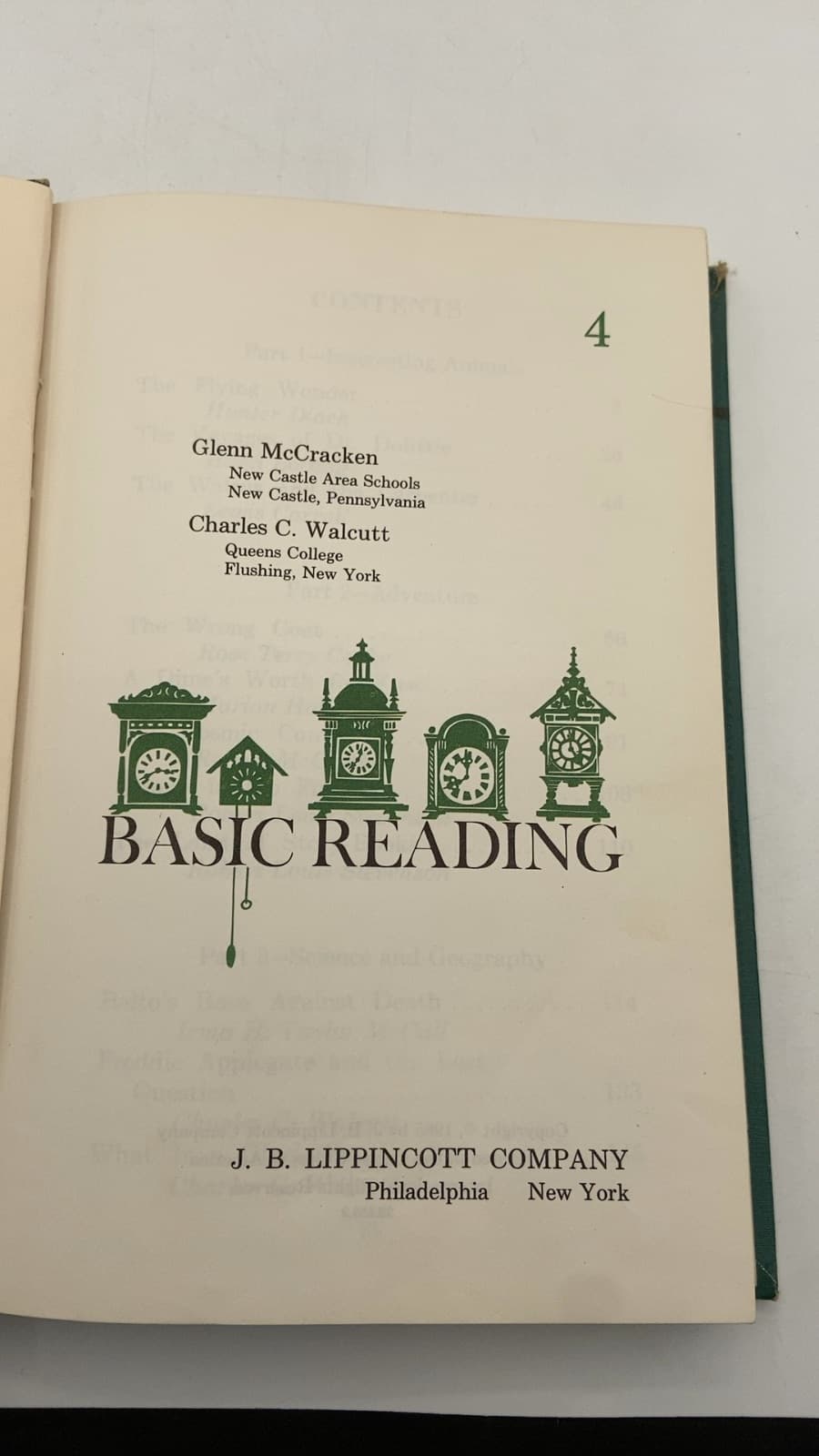 Basic Reading by Glenn McCracken, Charles C. Walcutt - title page