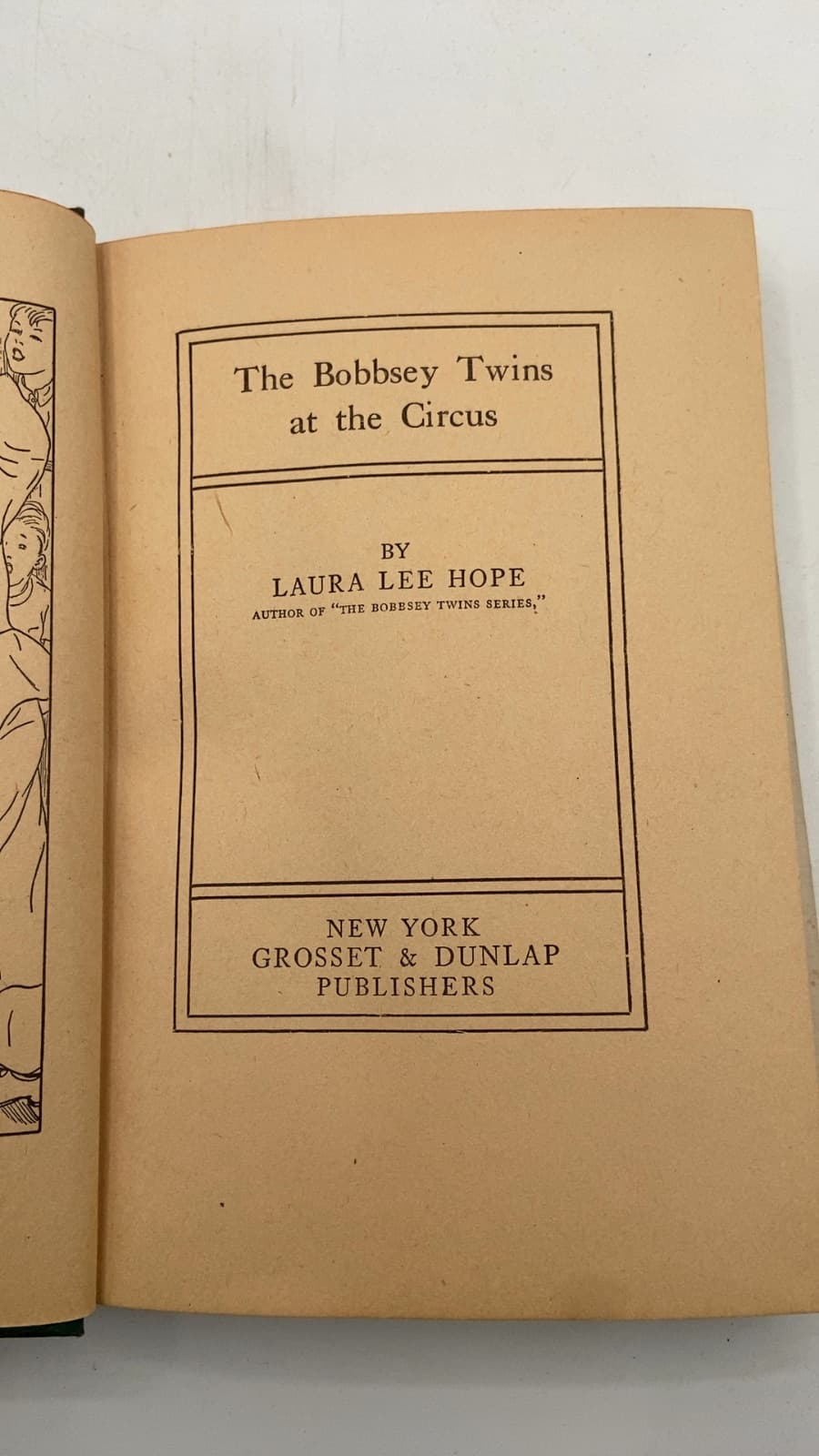 The Bobbsey Twins at the Circus by Laura Lee Hope - title page