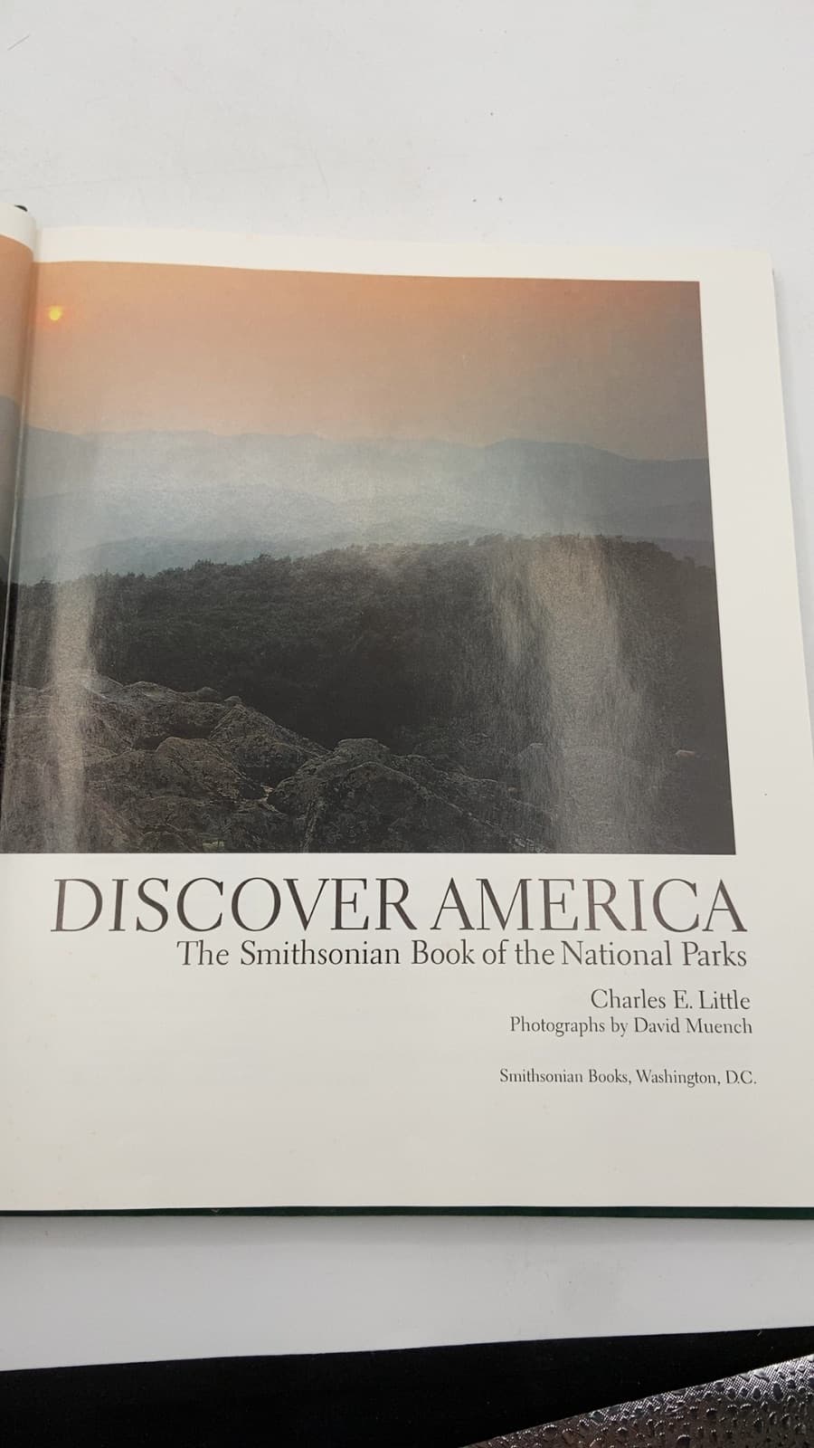 Discover America: The Smithsonian Book of the National Parks by Charles E. Little - title page