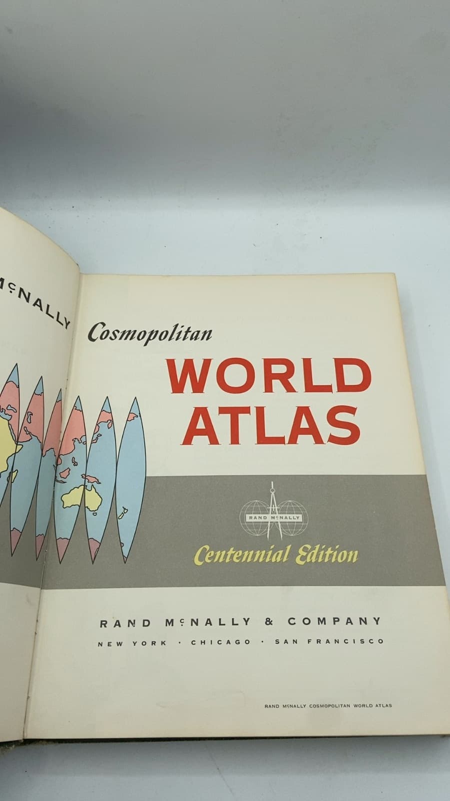 Cosmopolitan World Atlas - title page