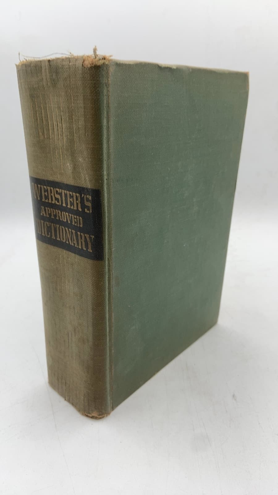Webster's Approved Dictionary by Joseph Devlin - front cover