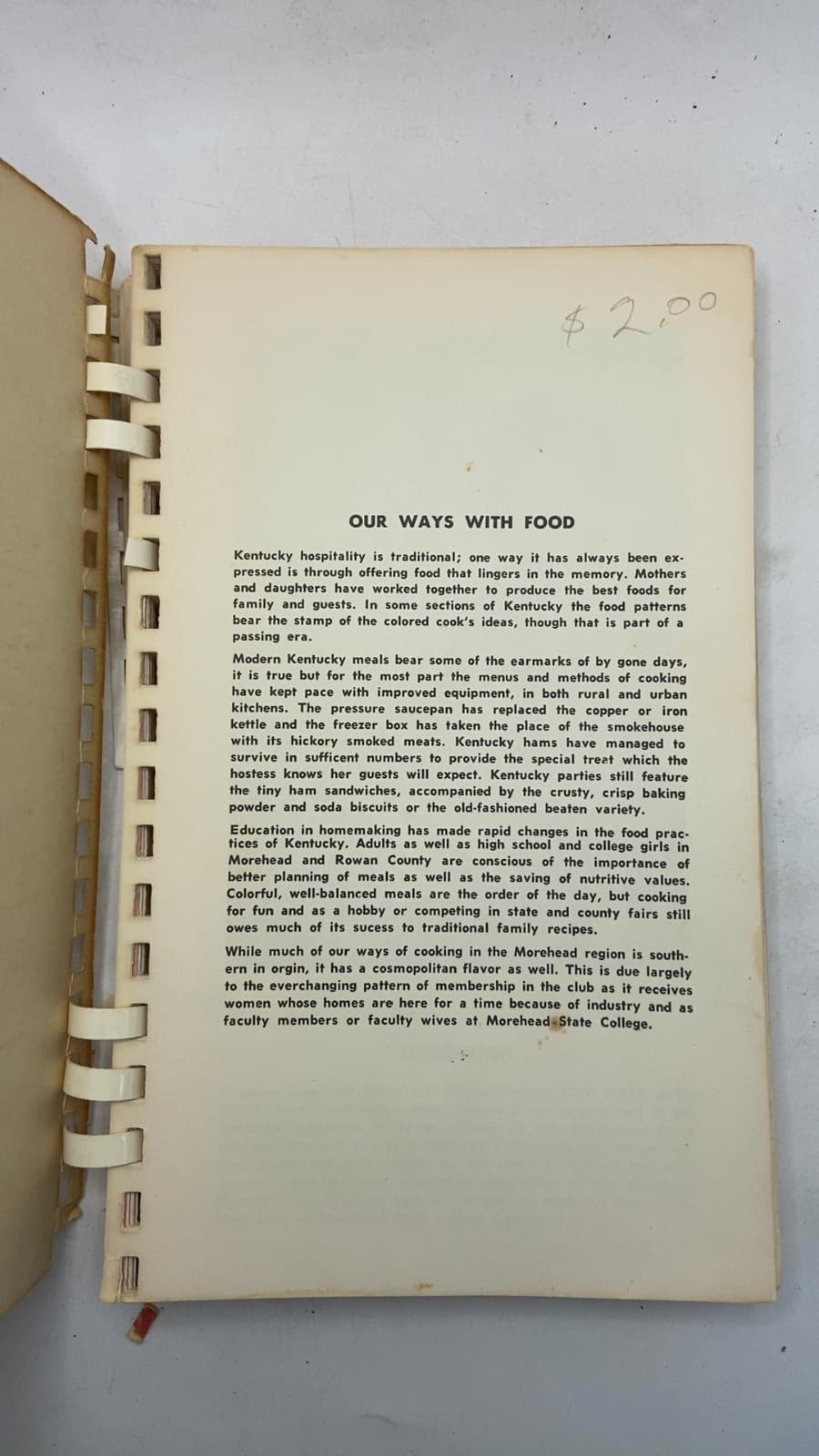 Our Ways with Food - title page