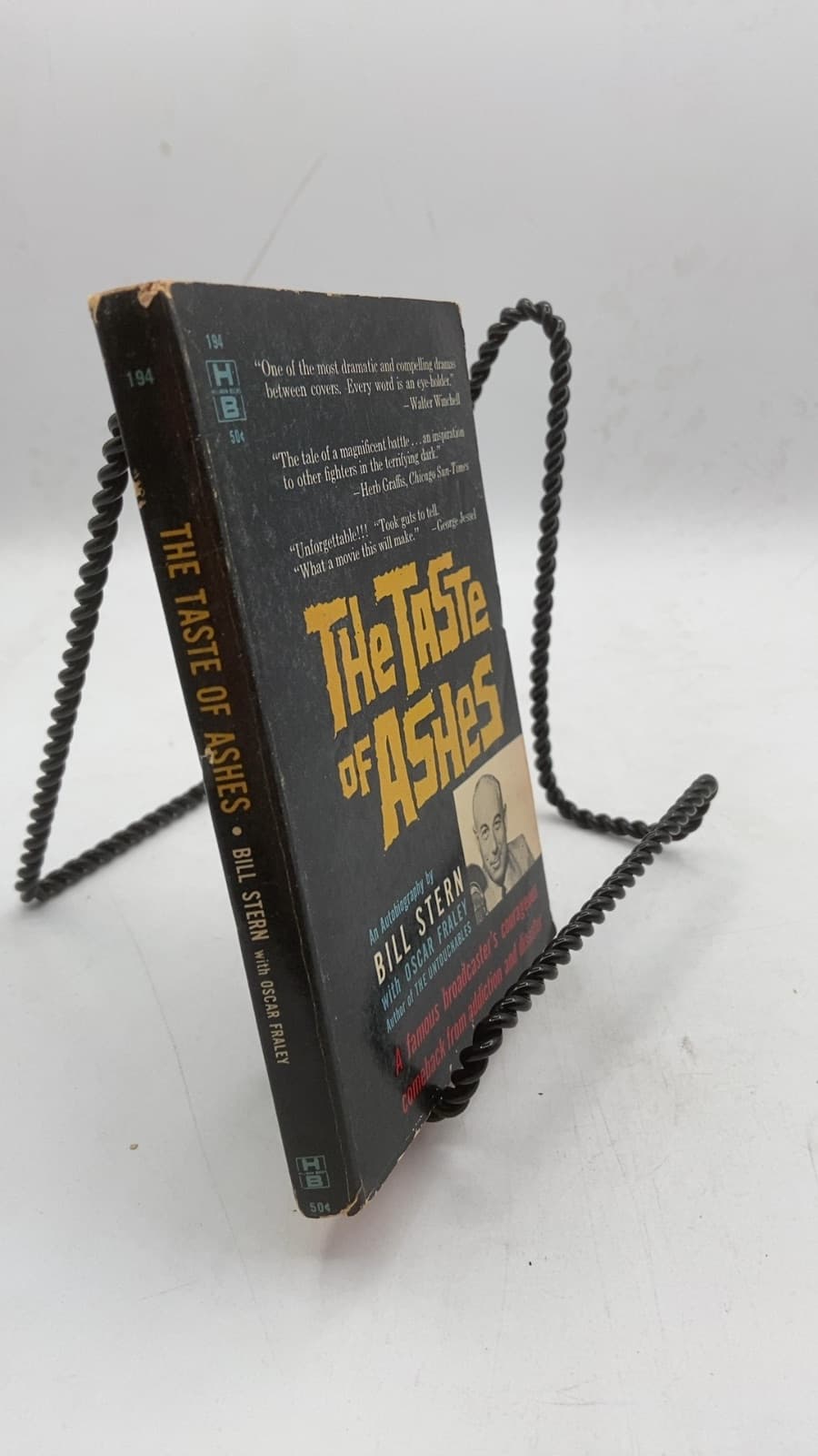 The Taste of Ashes by Bill Stern with Oscar Fraley - front cover