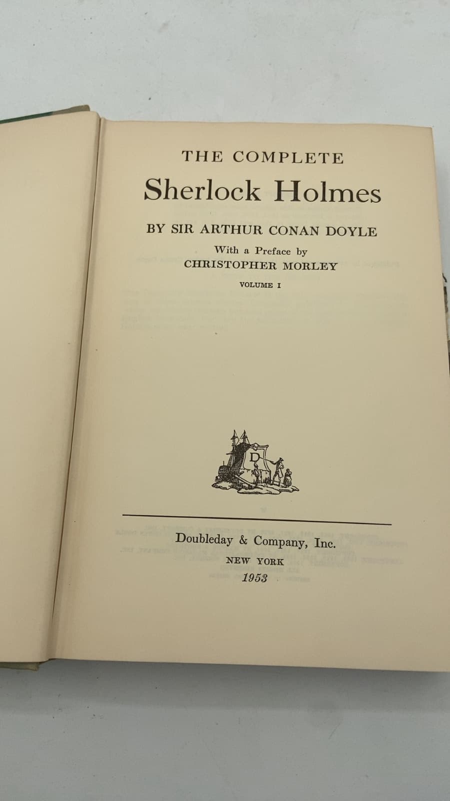 The Complete Sherlock Holmes by Sir Arthur Conan Doyle - title page