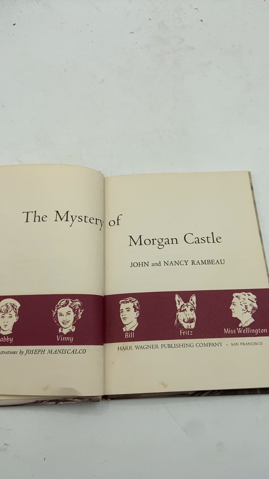 The Mystery of Morgan Castle by John and Nancy Rambeau - title page
