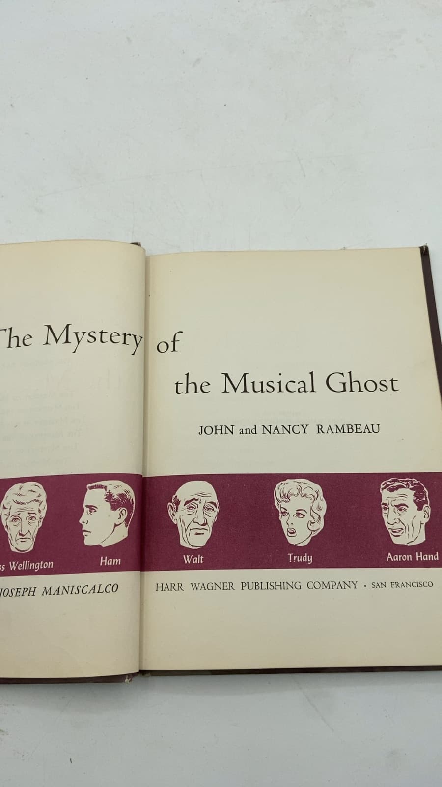 The Mystery of the Musical Ghost by John and Nancy Rambeau - title page
