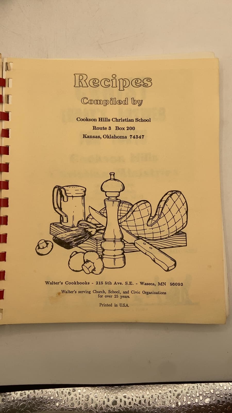 Cookson Hills Culinary Classics - title page