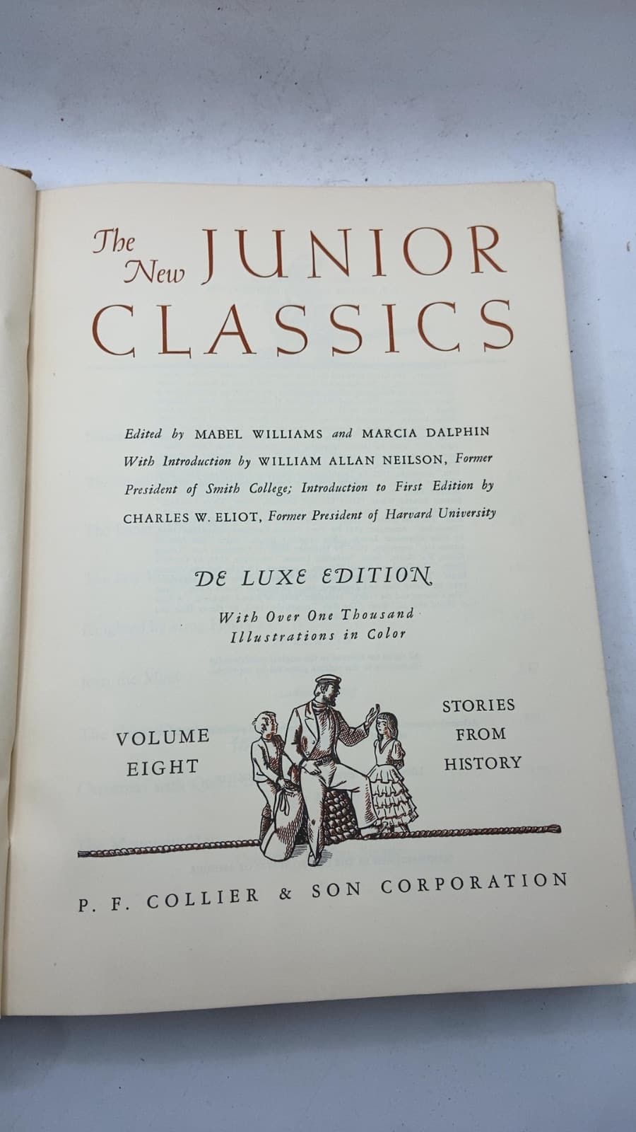 The New Junior Classics by Edited by Mabel Williams and Marcia Dalphin - title page