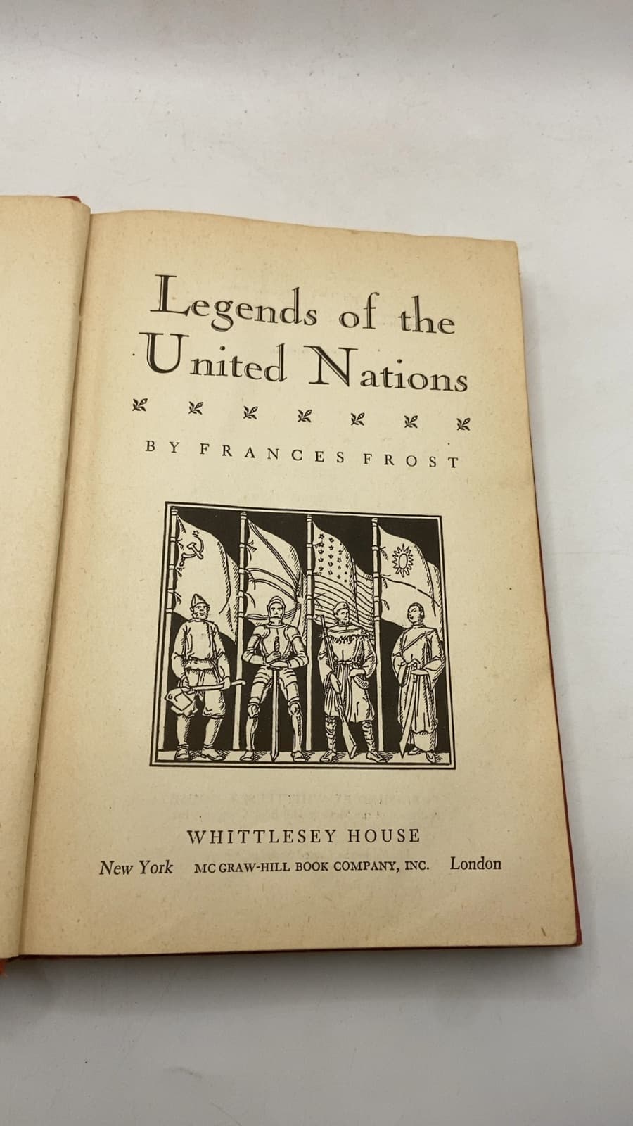 Legends of the United Nations by Frances Frost - title page