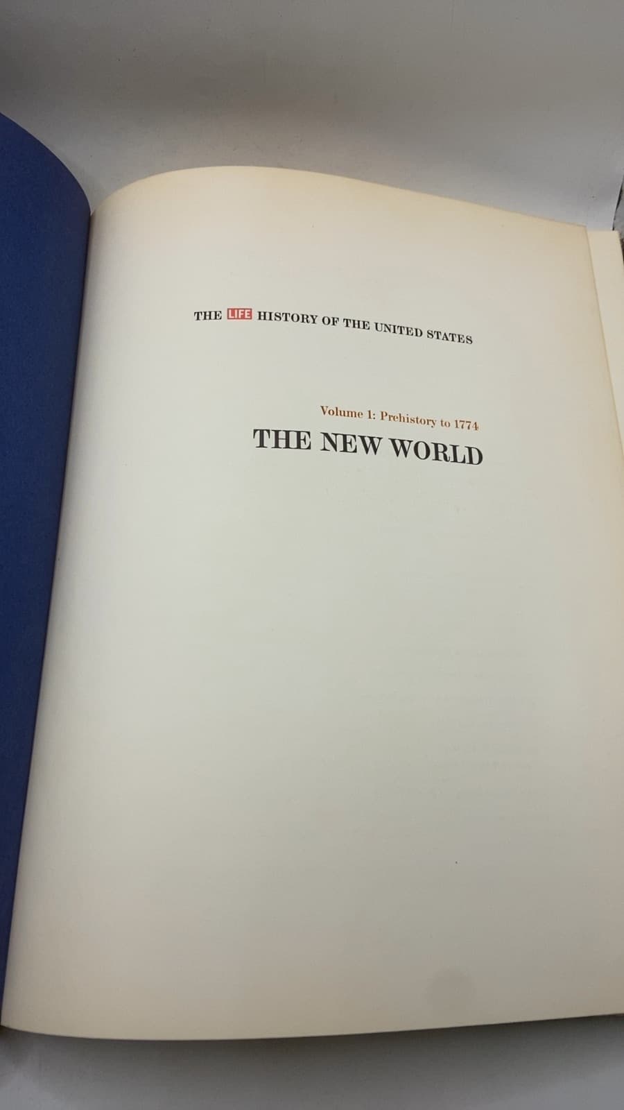 THE NEW World by Richard B. Morris and the Editors of LIFE - title page