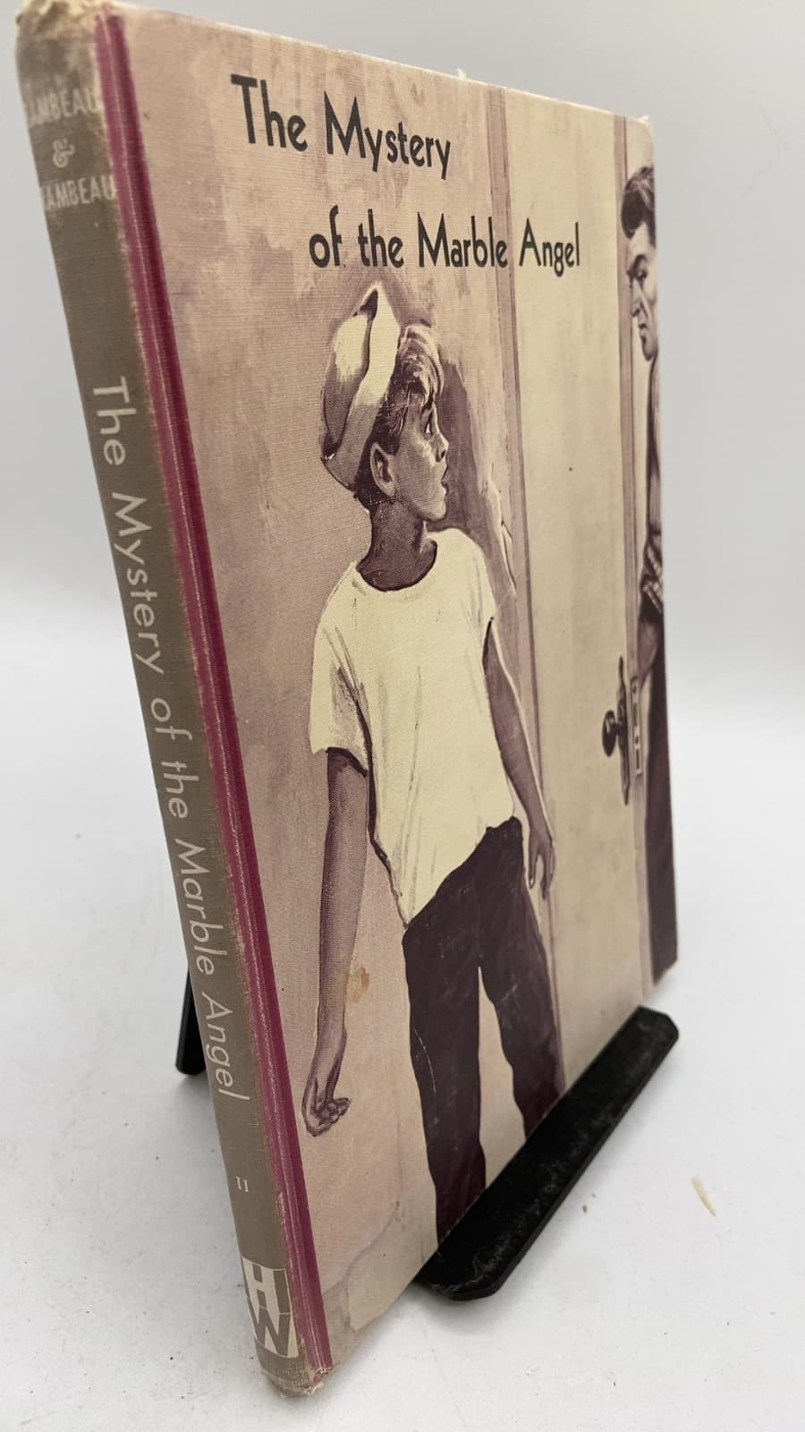 The Mystery of the Marble Angel by John and Nancy Rambeau - front cover
