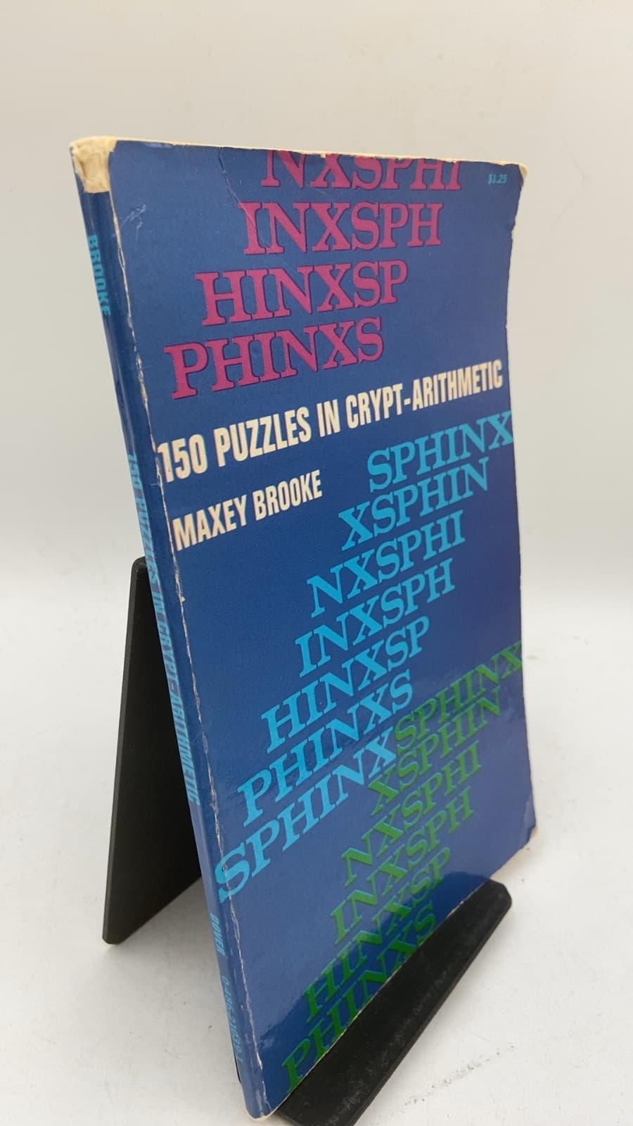 150 Puzzles in Crypt-Arithmetic by Maxey Brooke - front cover