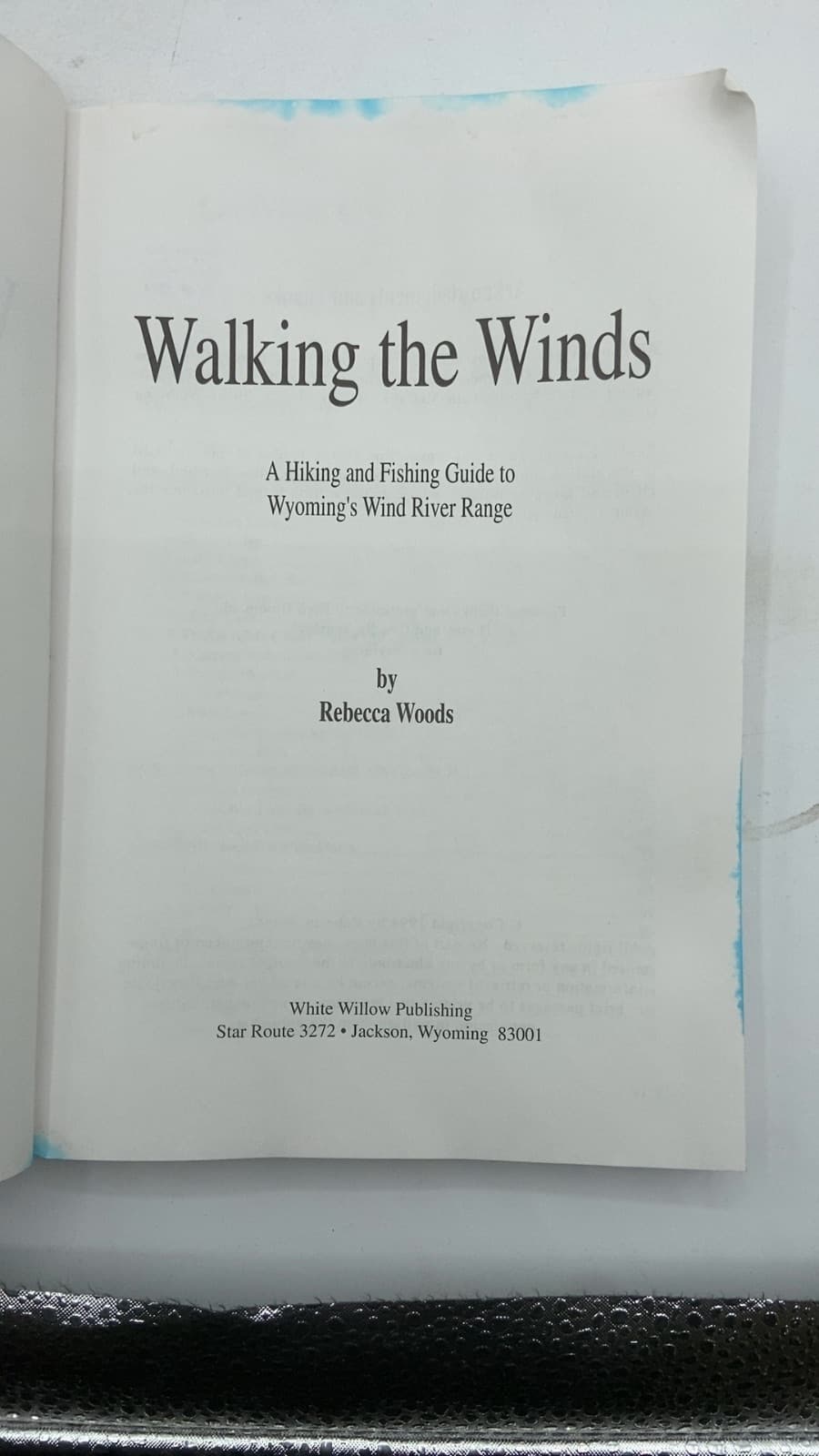 Walking the Winds by Rebecca Woods - title page