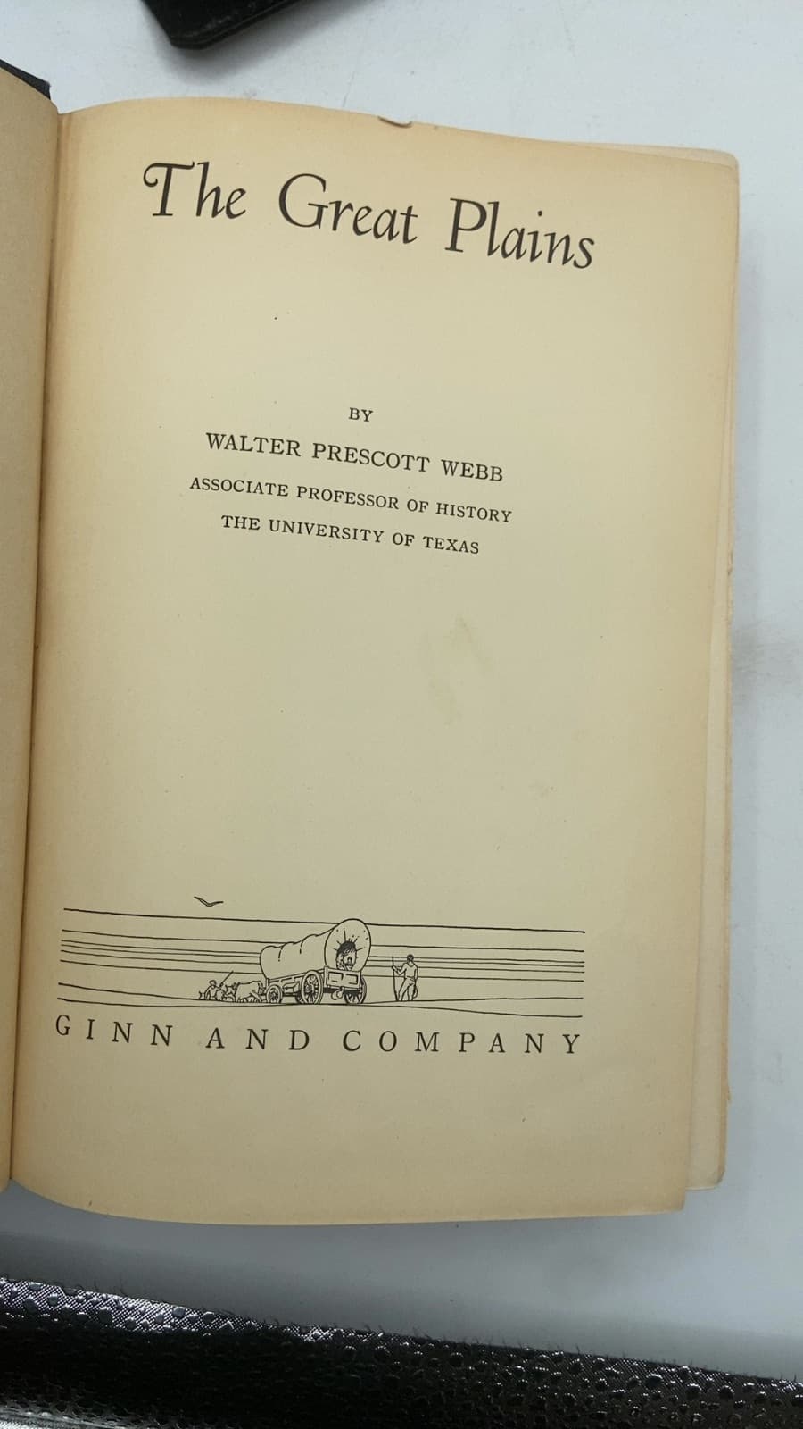 The Great Plains by Walter Prescott Webb - title page