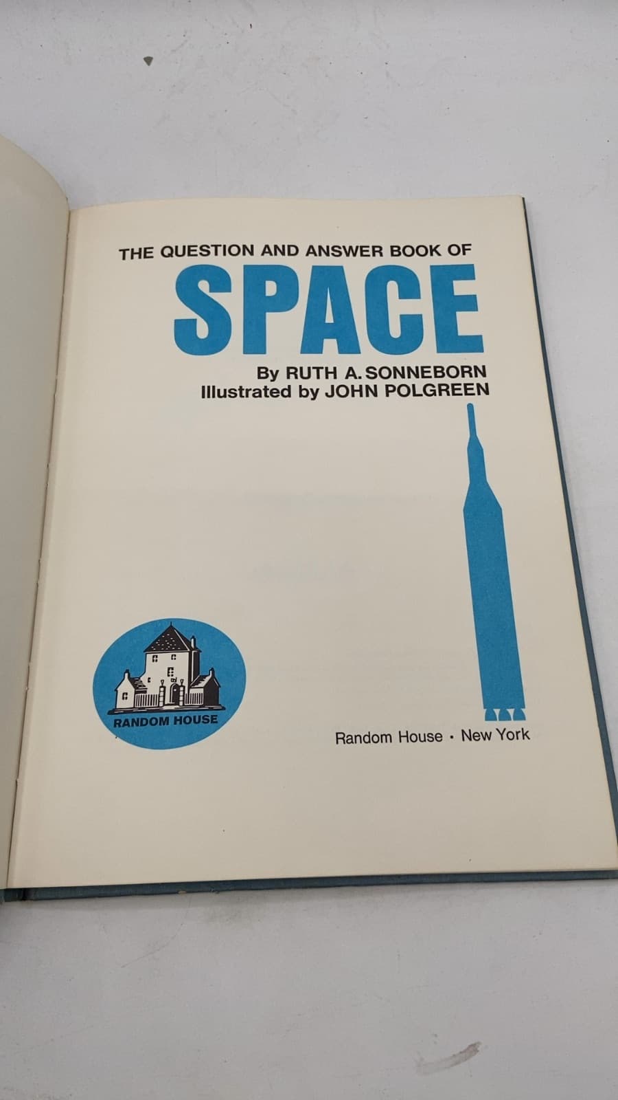 The Question and Answer Book of Space by Ruth A. Sonneborn - title page