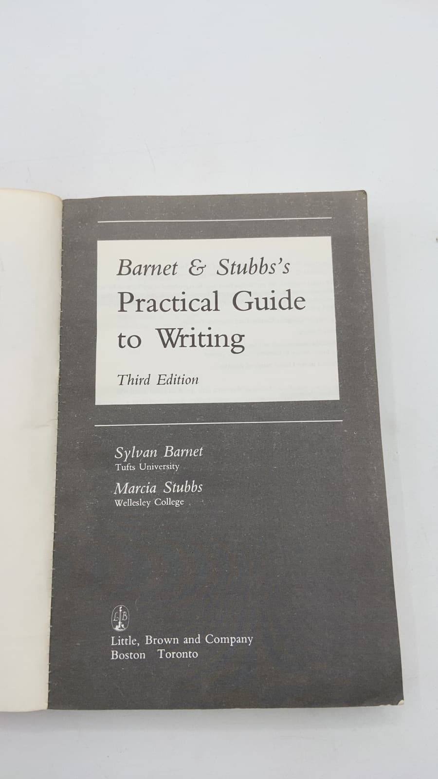 Barnet & Stubbs's Practical Guide to Writing by Sylvan Barnet, Marcia Stubbs - title page