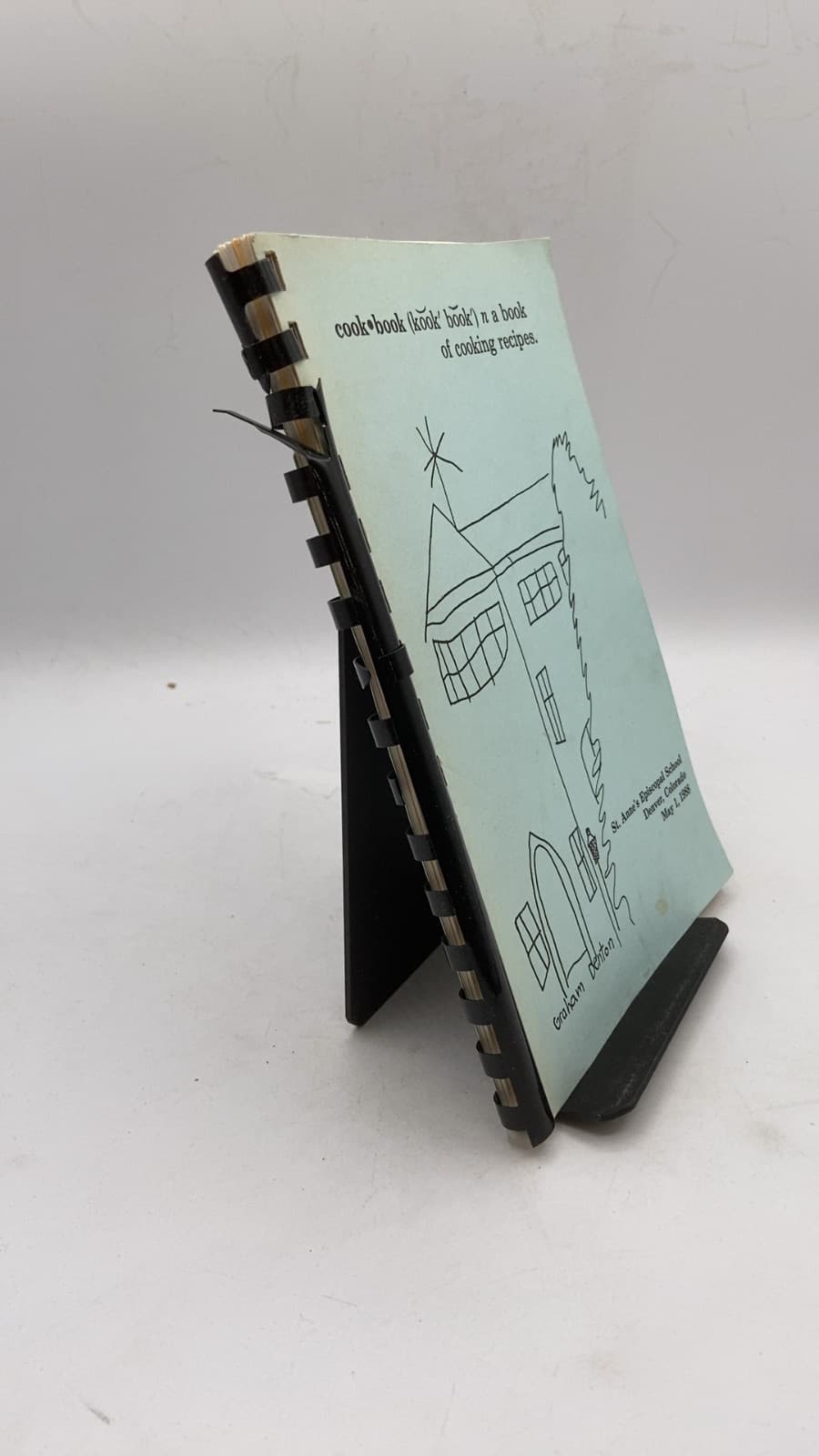 cook•book (ko͝ok′ bo͝ok′) n a book of cooking recipes. - front cover