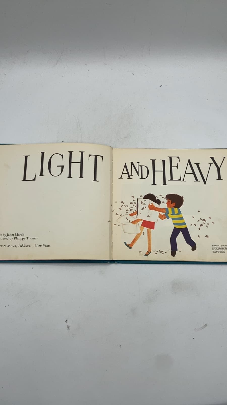 Light and Heavy by Janet Martin - title page