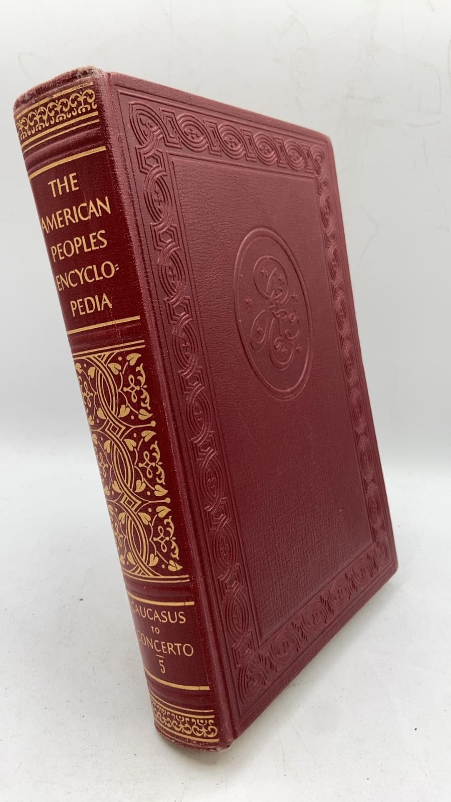The American Peoples Encyclopedia Vol 5 - front cover
