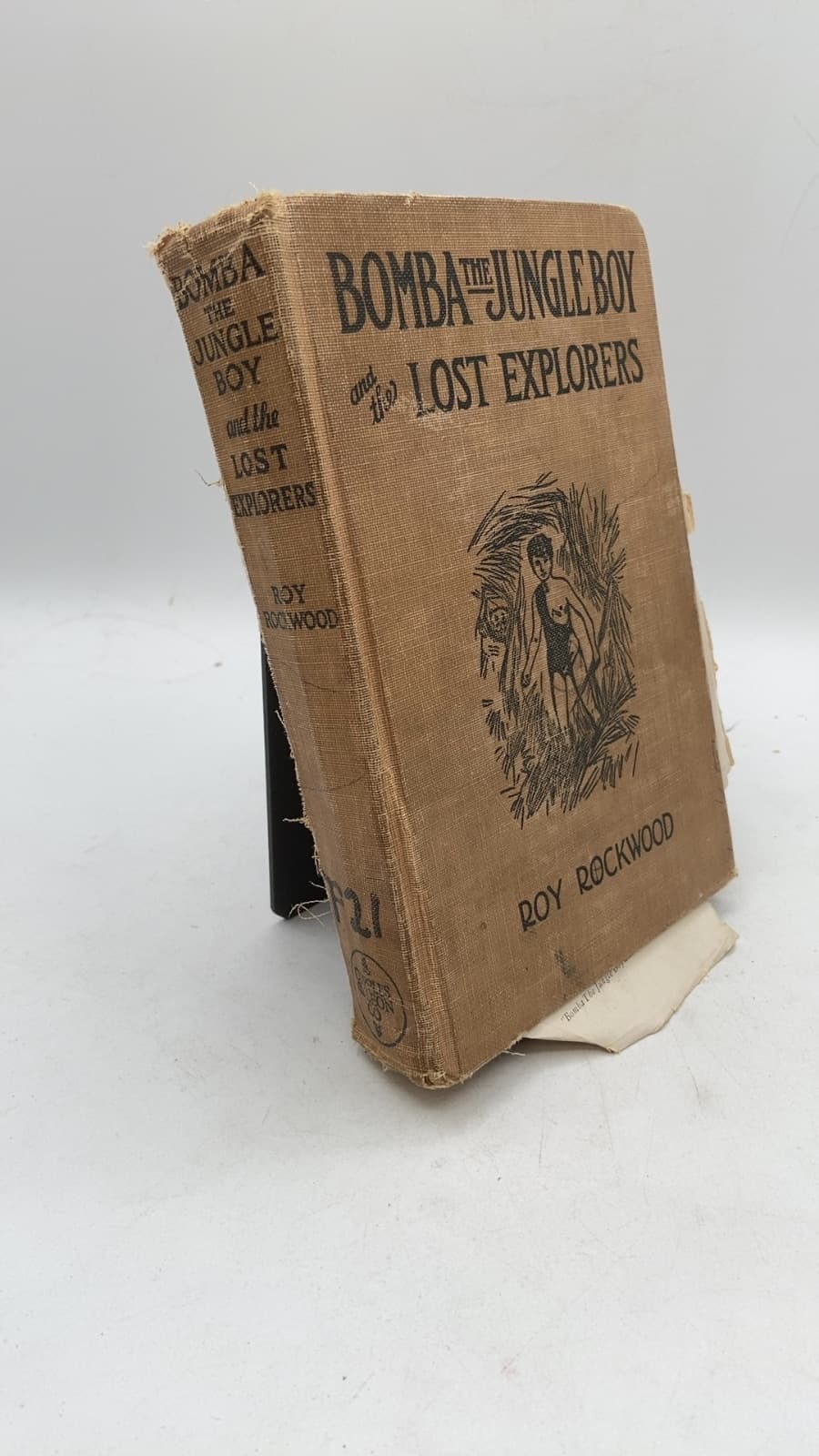 Bomba the Jungle Boy and the Lost Explorers by Roy Rockwood - front cover
