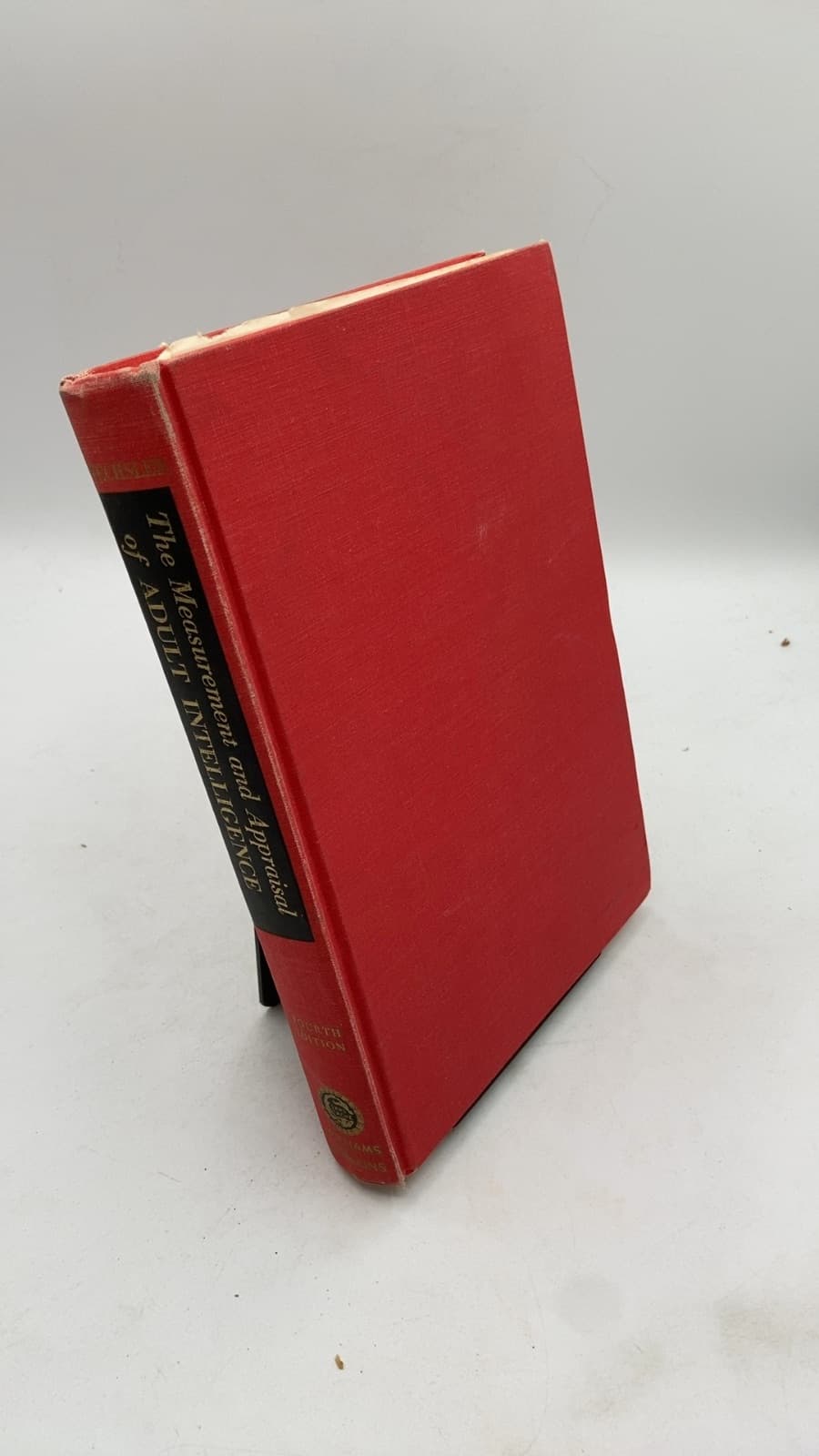 The Measurement and Appraisal of Adult Intelligence by David Wechsler - front cover