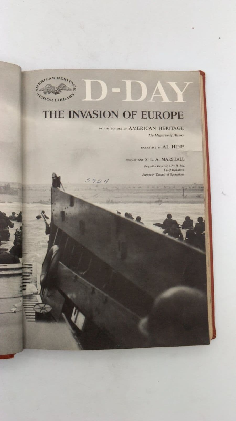 D-Day: THE Invasion OF Europe by AL Hine - title page