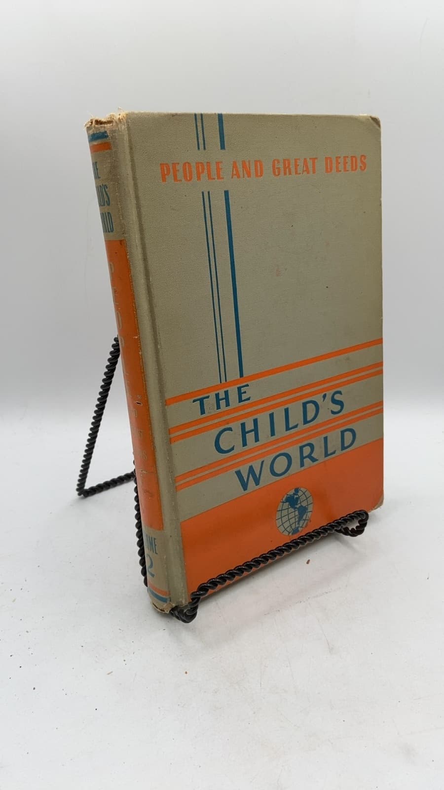 The Child's World: People and Great Deeds by Esther M. Bjoland - front cover