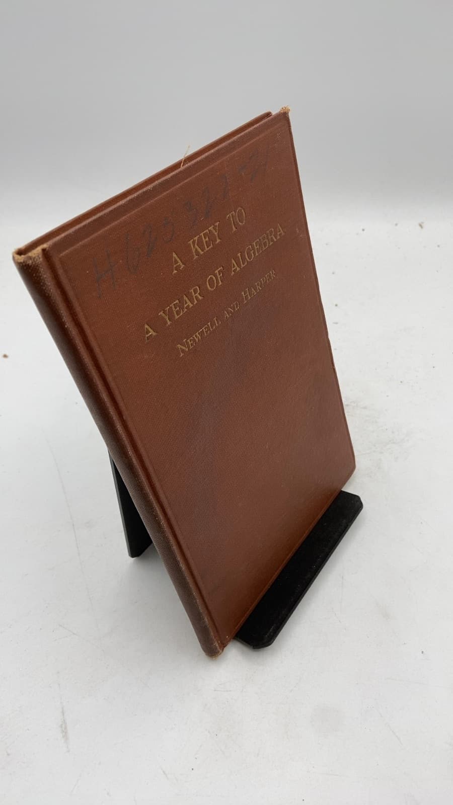 A Key to A Year of Algebra by Marquis J. Newell and George A. Harper - front cover