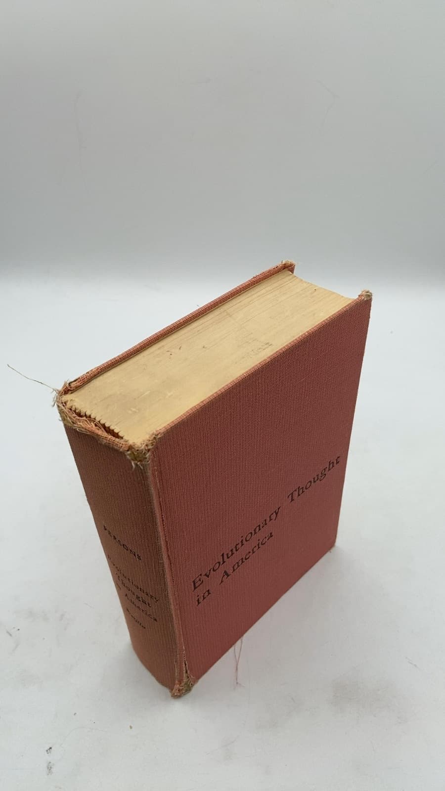 Evolutionary Thought in America by Stow Persons - front cover