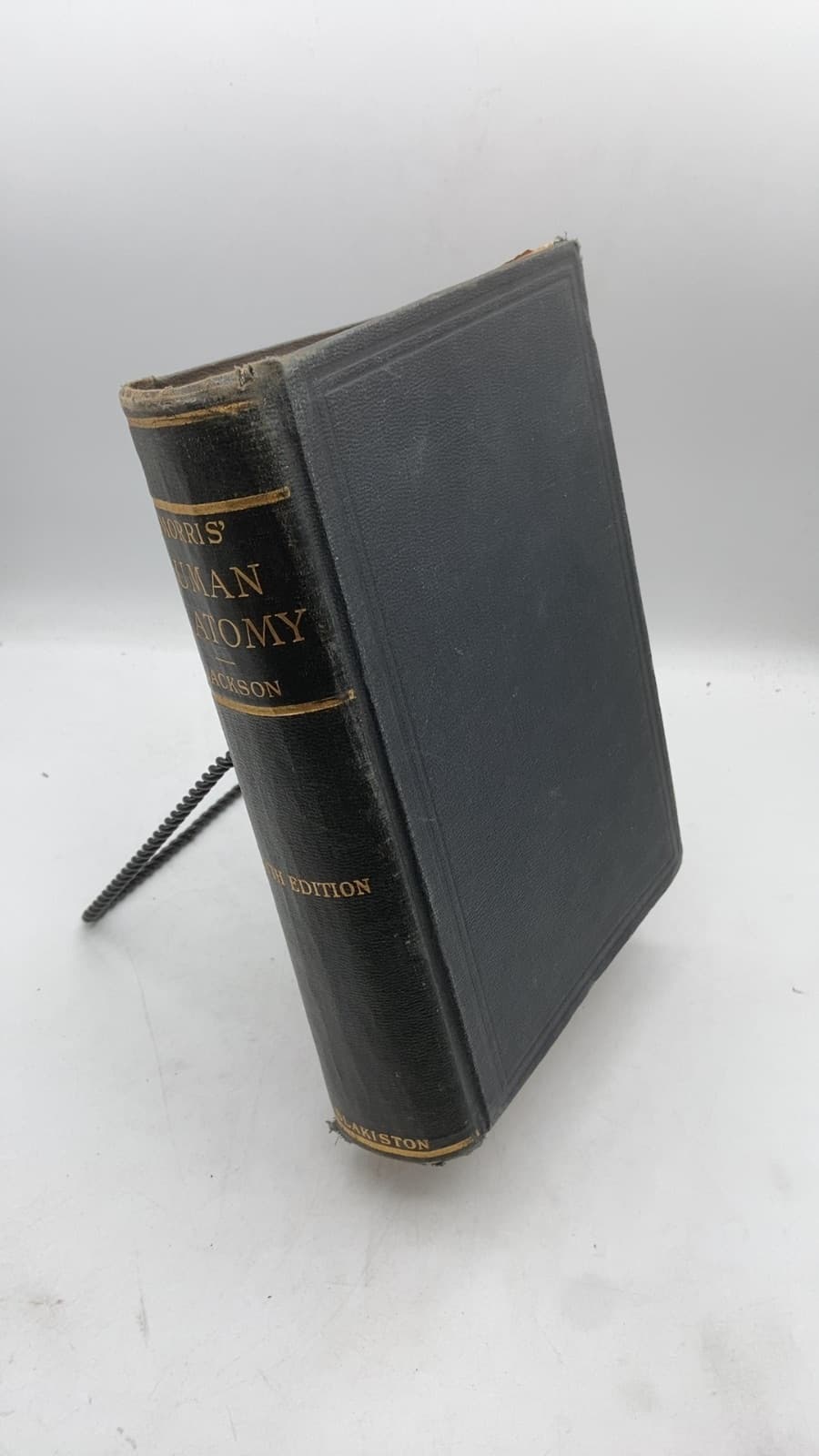 Morris' Human Anatomy by C. M. Jackson - front cover
