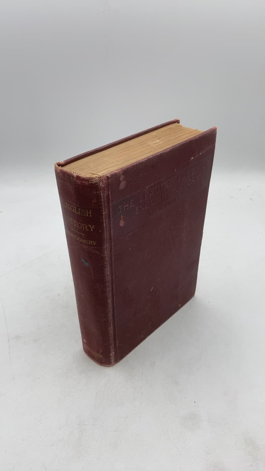The Leading Facts of English History by D. H. Montgomery - front cover