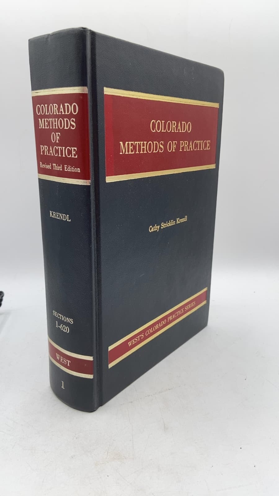 Volume 1. Colorado Methods of Practice by Cathy Stricklin Krendl - front cover