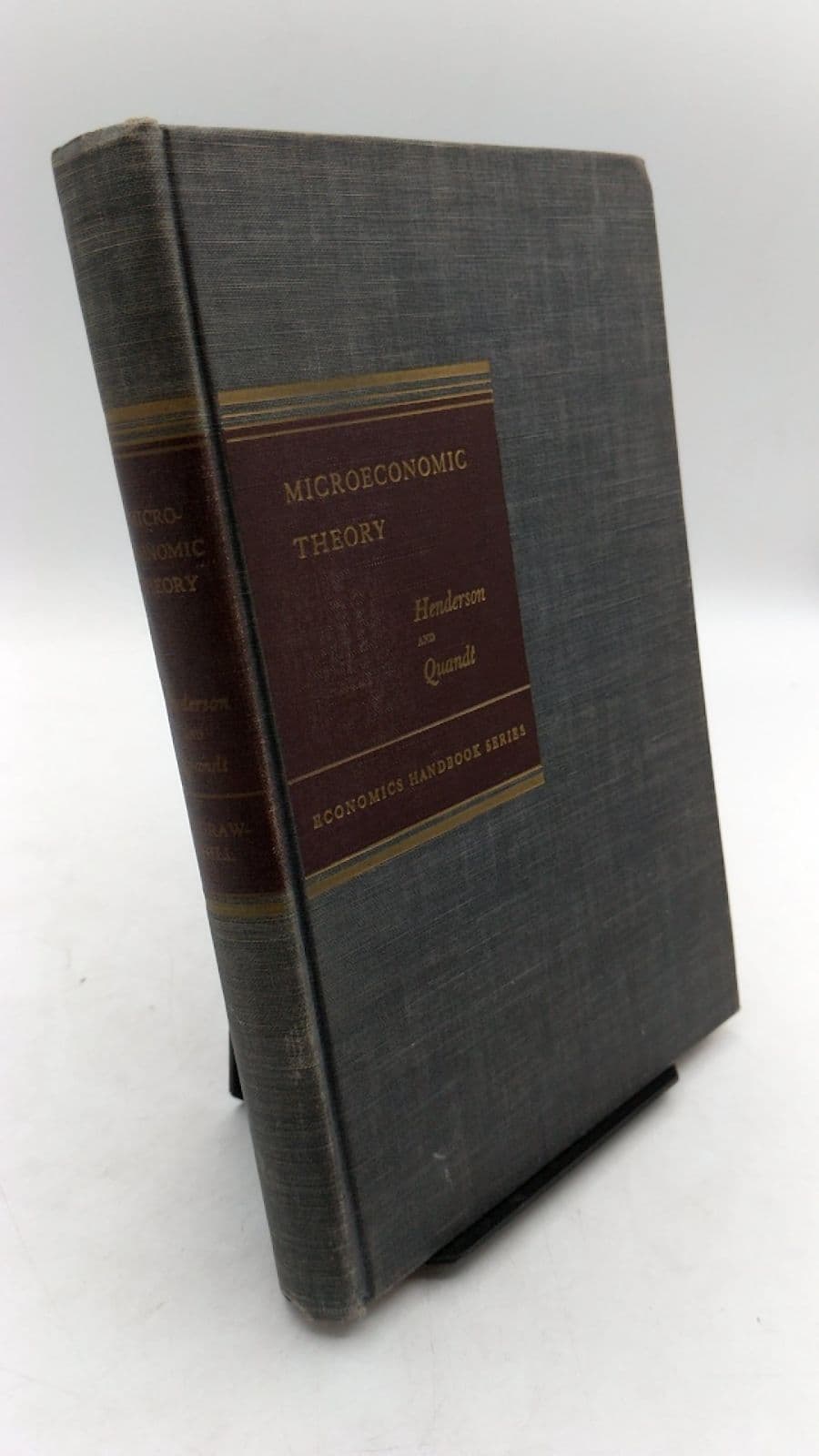 Microeconomic Theory: A Mathematical Approach by James M. Henderson, Richard E. Quandt - front cover