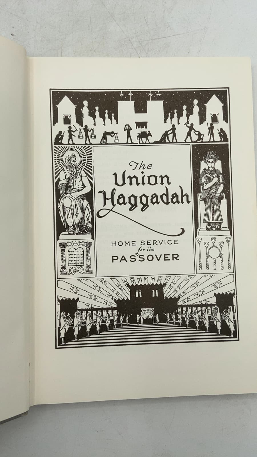 The Union Haggadah: Home Service for the Passover - title page