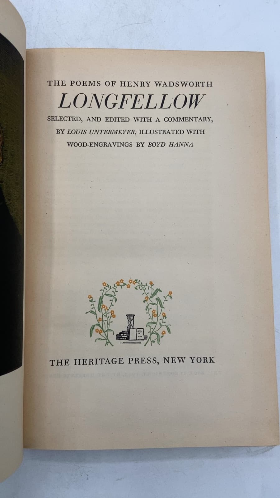 The Poems of Henry Wadsworth Longfellow by Henry Wadsworth Longfellow - title page