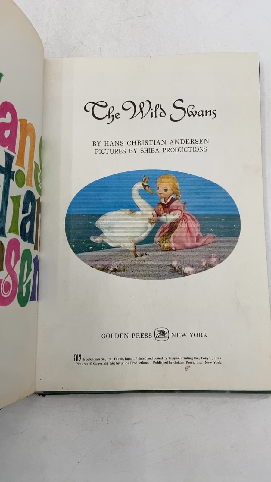 The Wild Swans by Hans Christian Andersen - title page