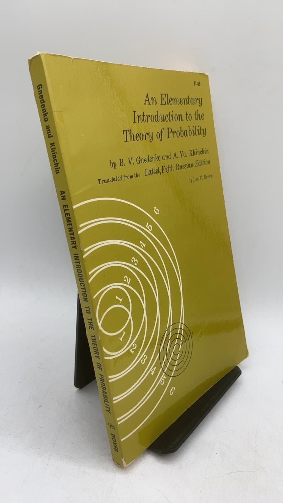 An Elementary Introduction to the Theory of Probability by B. V. Gnedenko and A. Ya. Khinchin - front cover