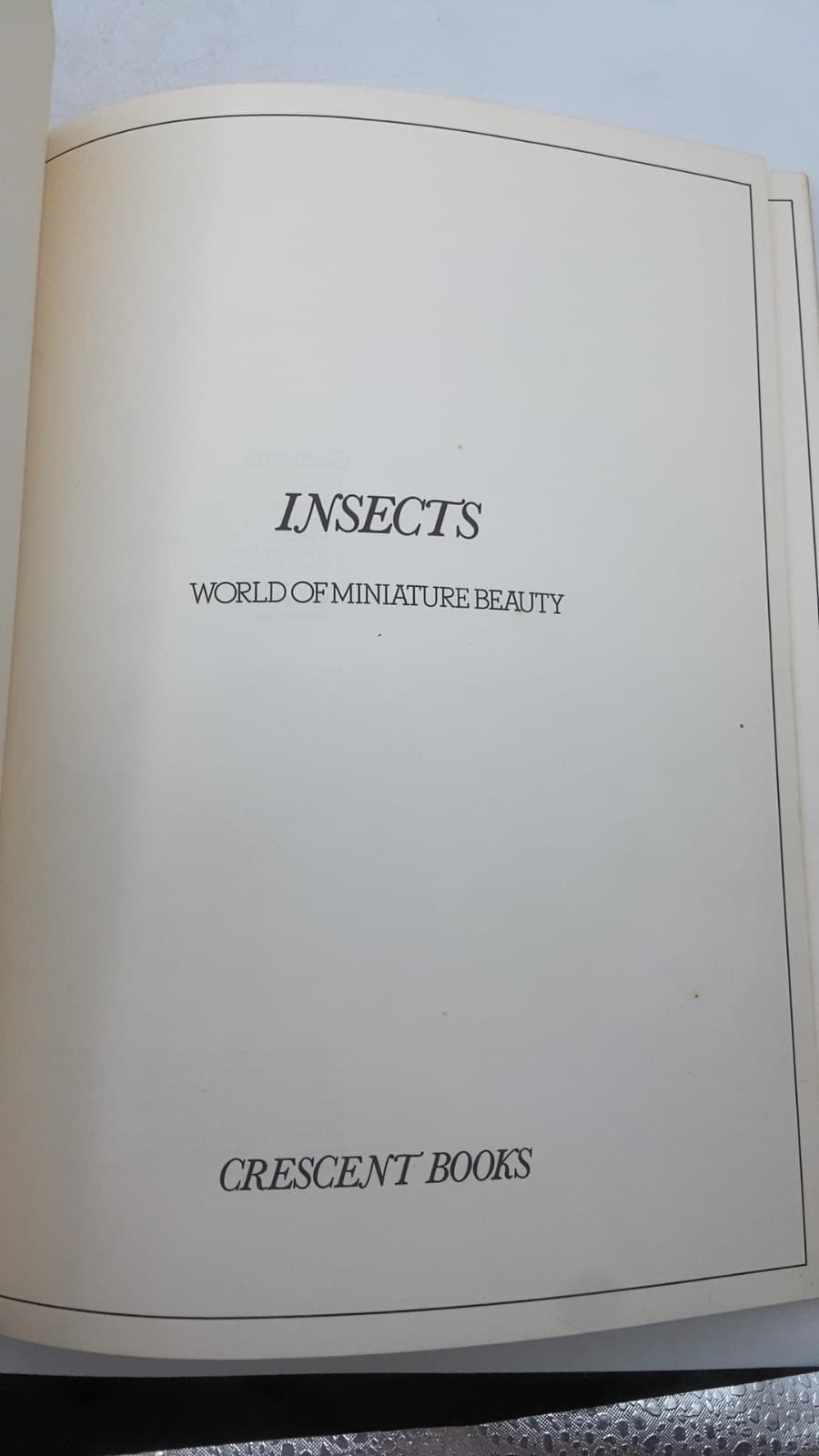 Color Treasury of Insects - title page