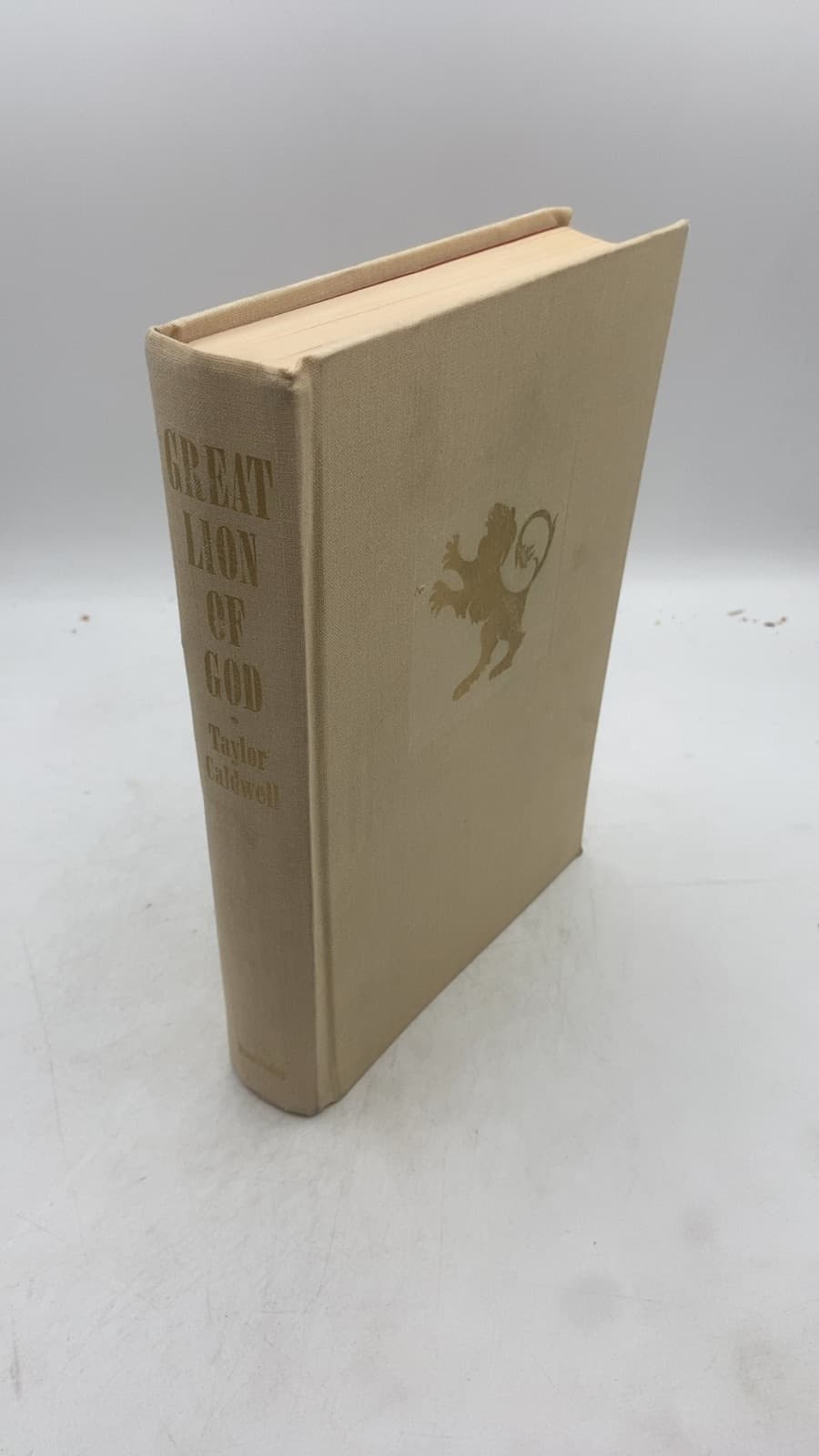Great Lion OF GOD by Taylor Caldwell - front cover