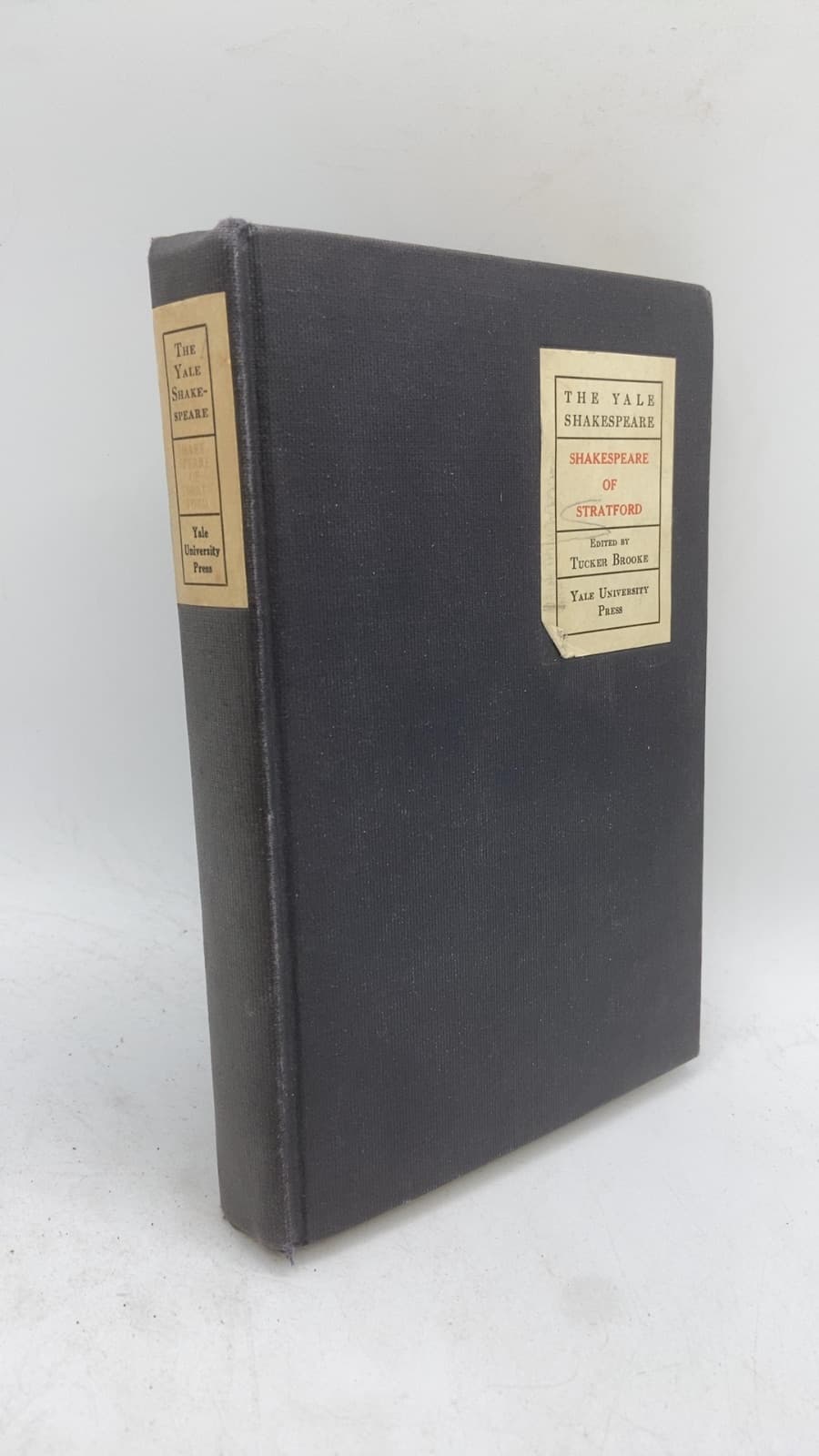 Shakespeare of Stratford: A Handbook for Students by Tucker Brooke - front cover