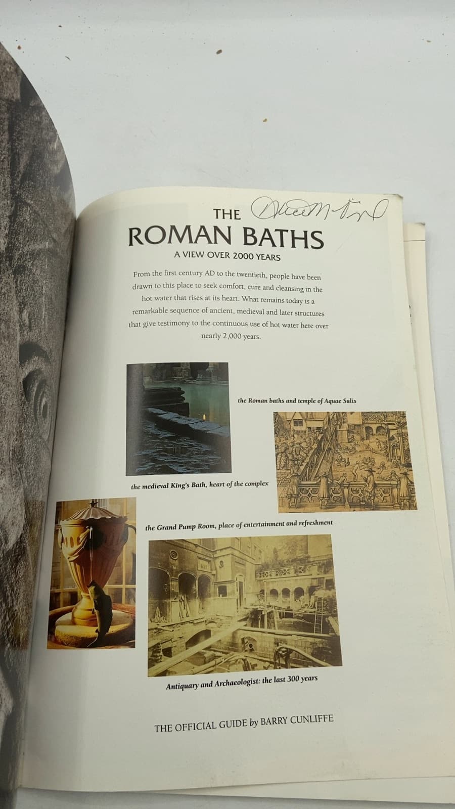 THE Roman Baths A View Over 2000 Years by Barry Cunliffe - title page
