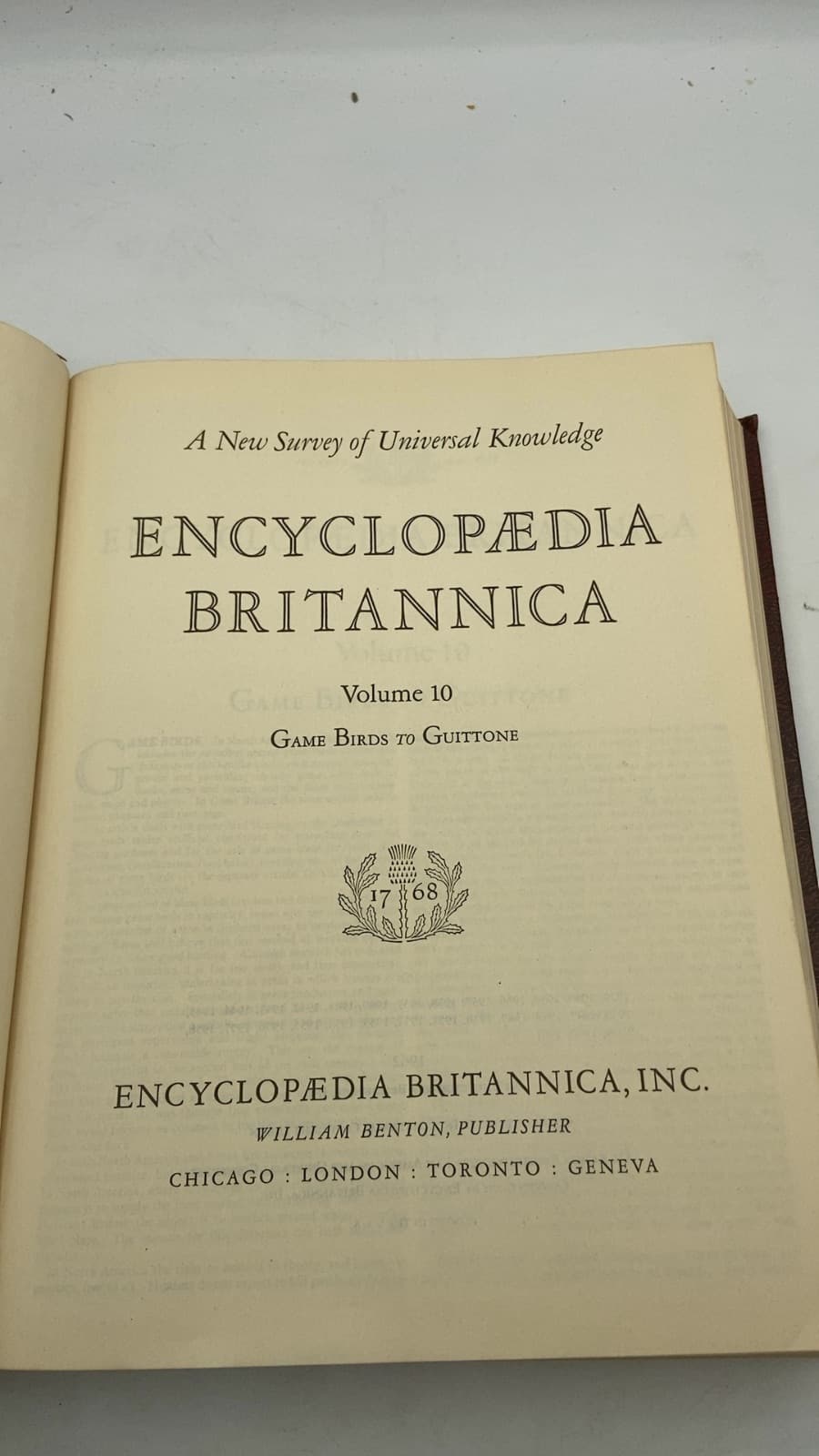 Encyclopaedia Britannica, Volume 10 - title page