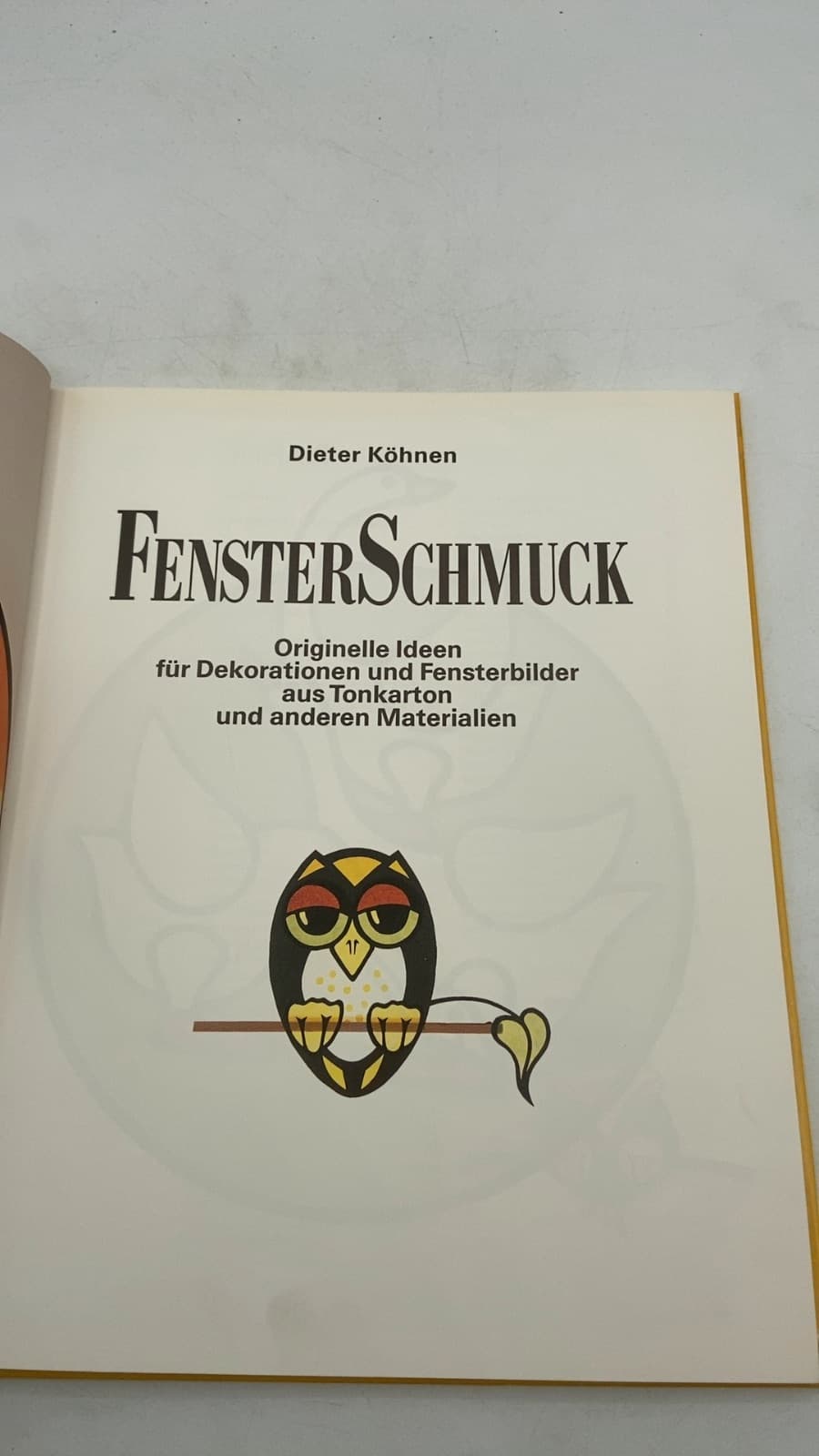 FensterSchmuck by Dieter Köhnen - title page