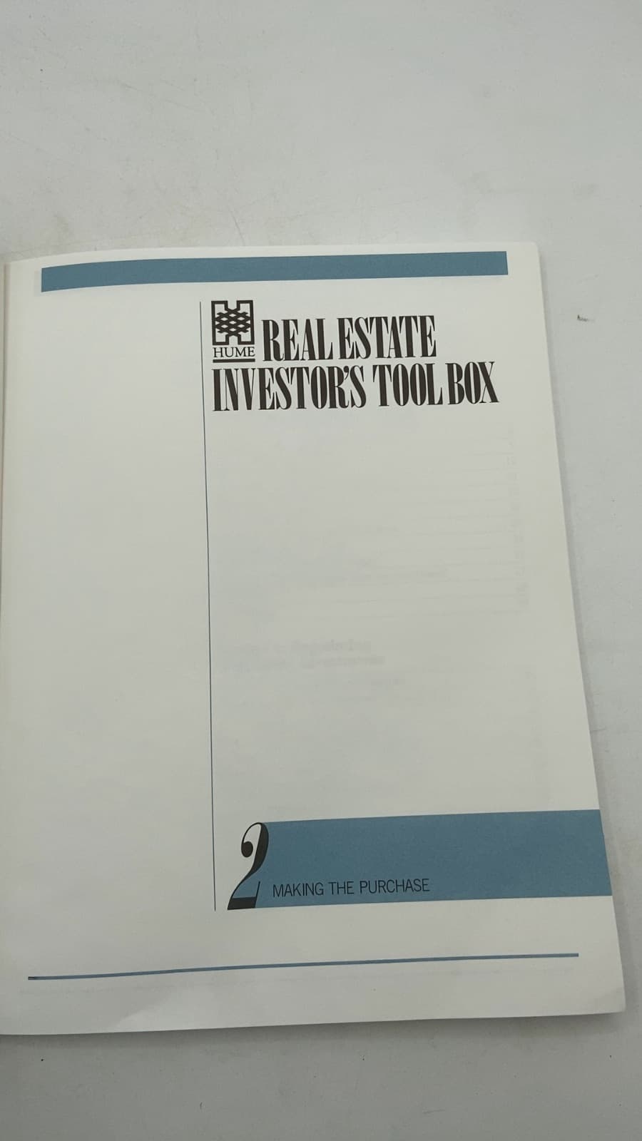 Real Estate Investors' Tool BOX - title page