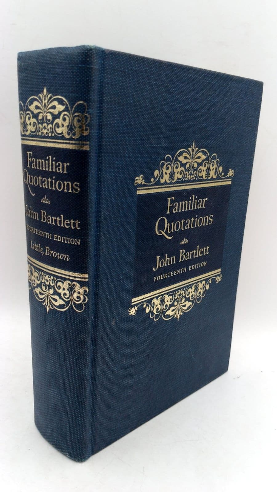 Familiar Quotations by John Bartlett - front cover