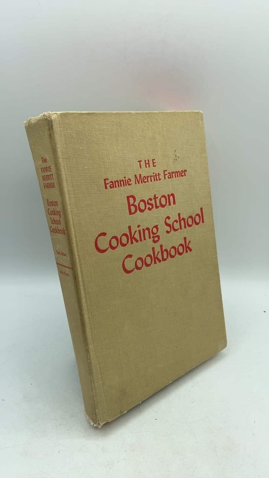 The Fannie Merritt Farmer Boston Cooking School Cookbook by Fannie Merritt Farmer - front cover